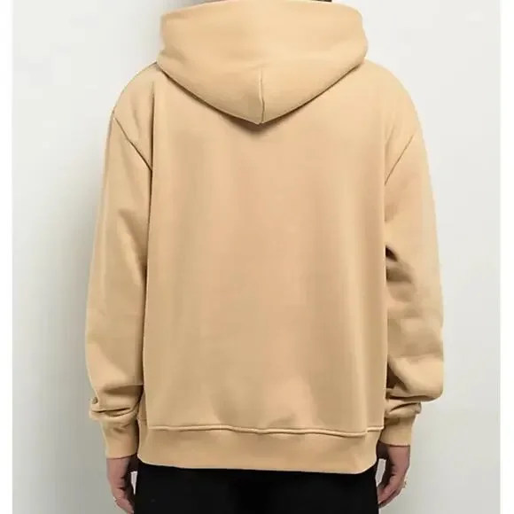 Shaka Wear Hoodie Mens Super Heavyweight Cotton Essentials Oatmeal